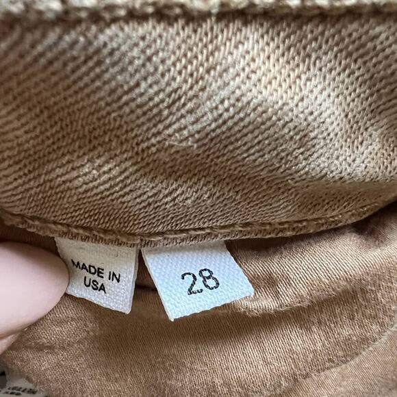 Helmut Lang Tan Light Brown Skinny Jeans USA Made Size 28 - Picture 7 of 10